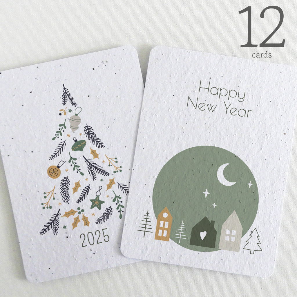 plantable new year cards