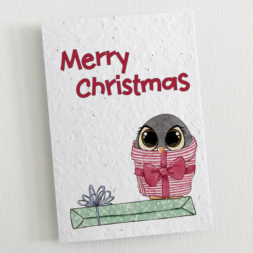 plantable seed paper christmas card