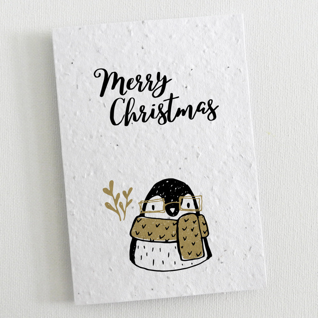 plantable seed paper christmas card