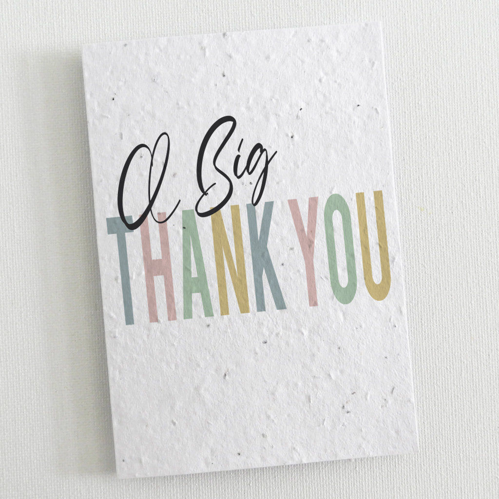 plantable thank you card