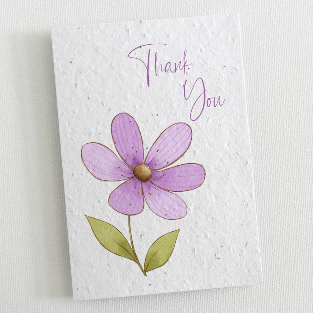 plantable thank you card