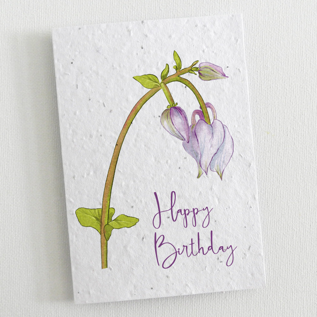 seed paper birthday card