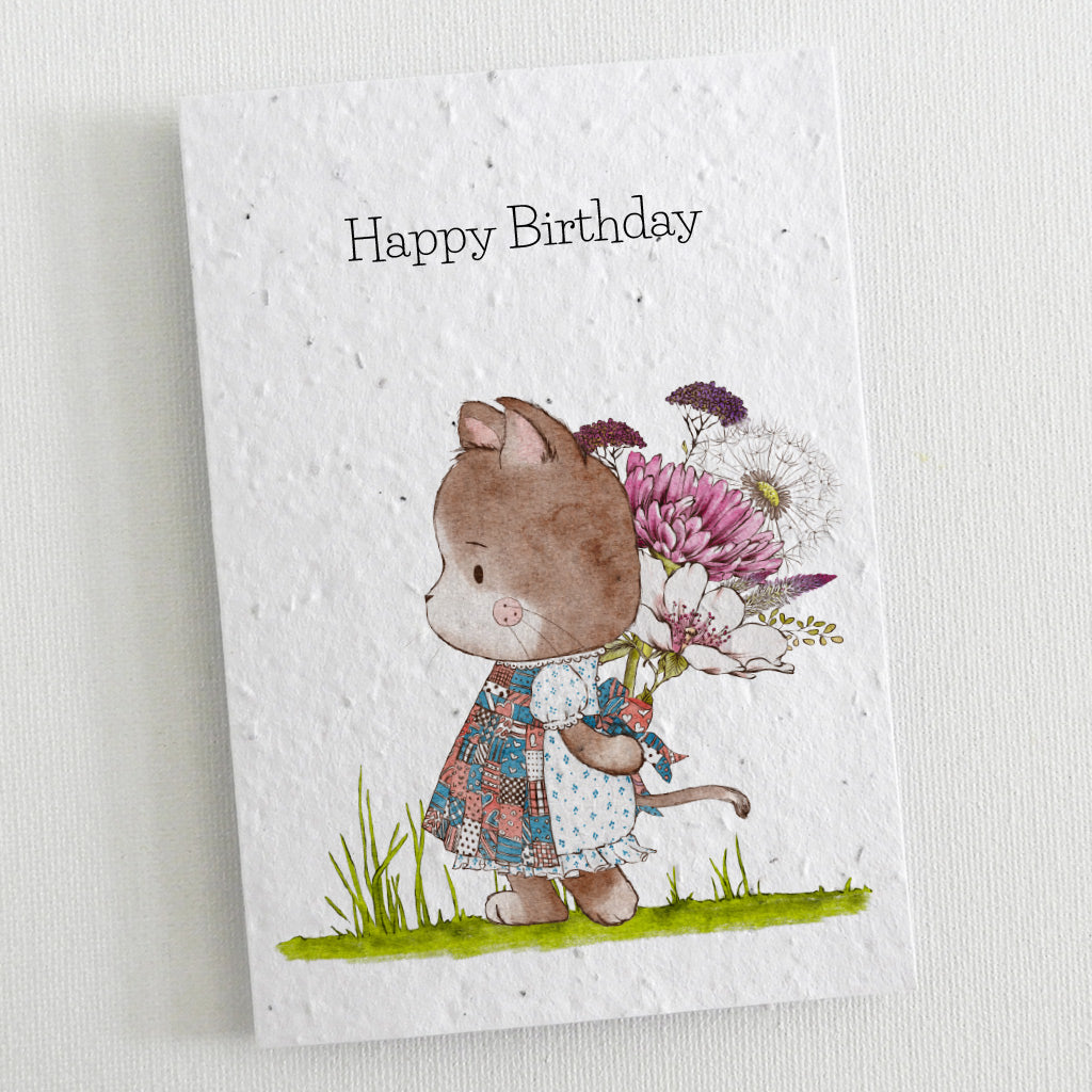 seed paper birthday card