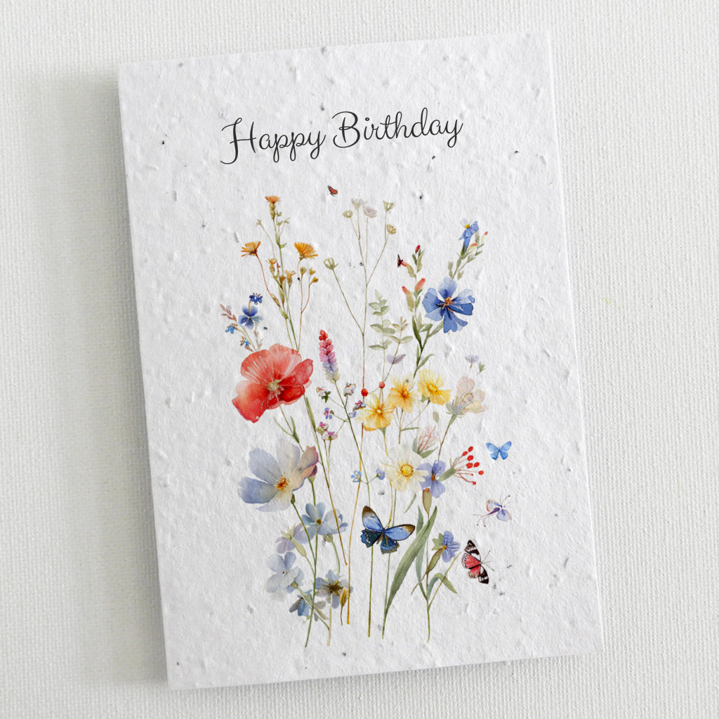 seed paper birthday card