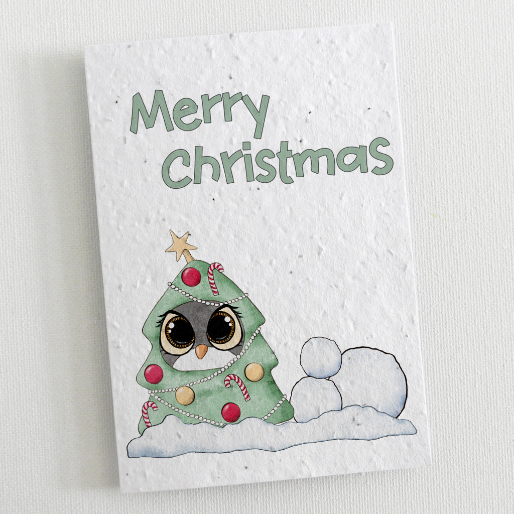 seed paper christas card