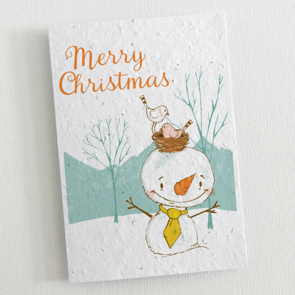 seed paper christmas card