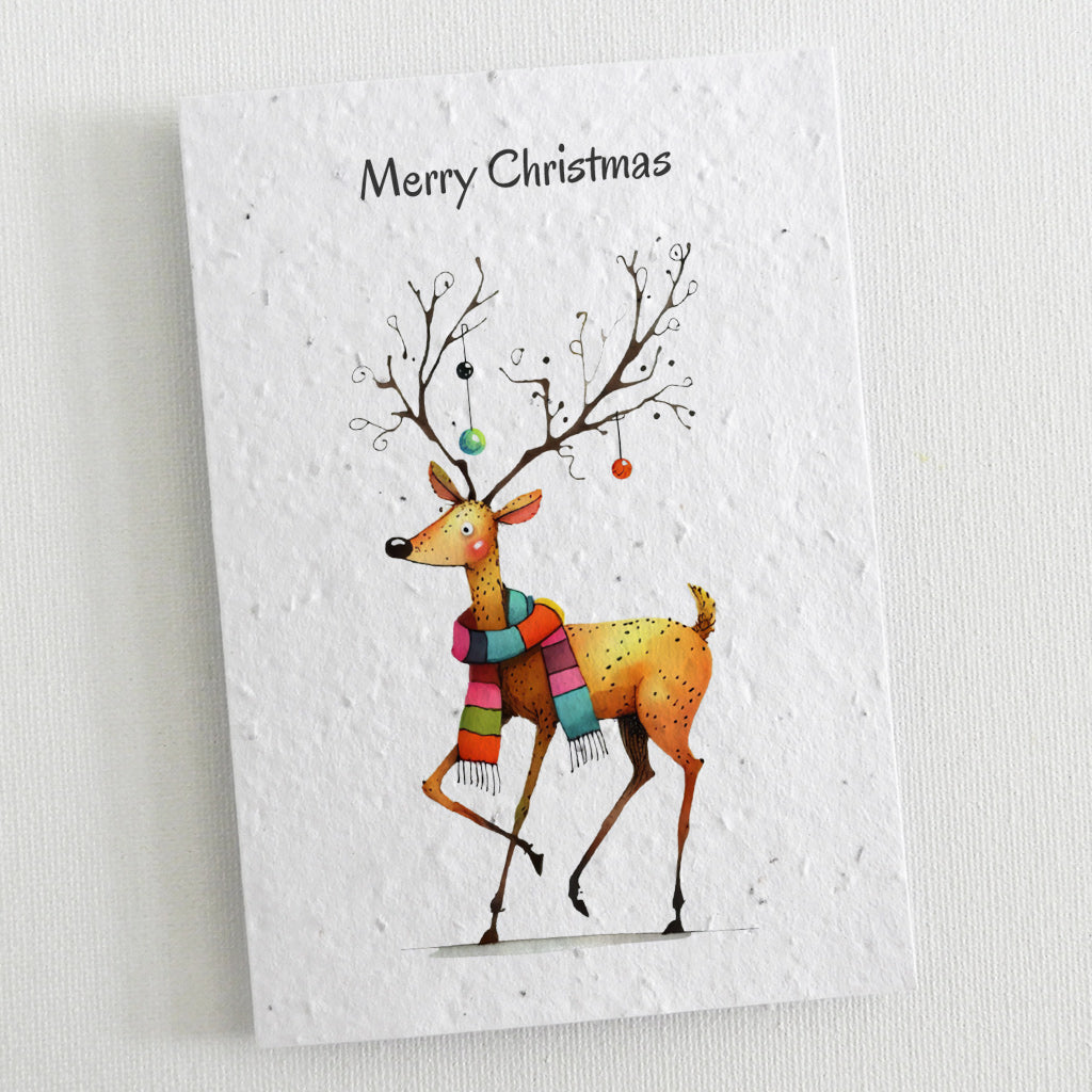 seed paper christmas card