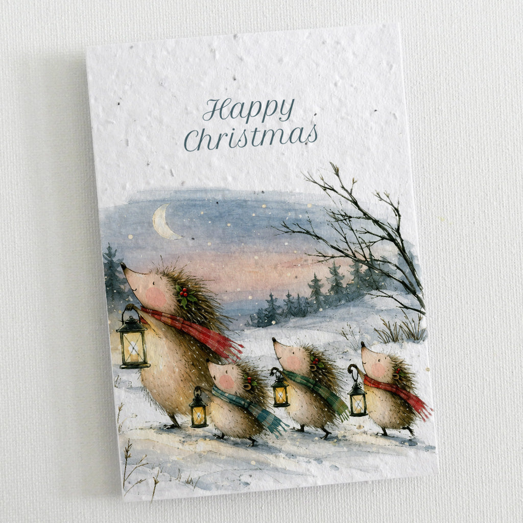 seed paper christmas card