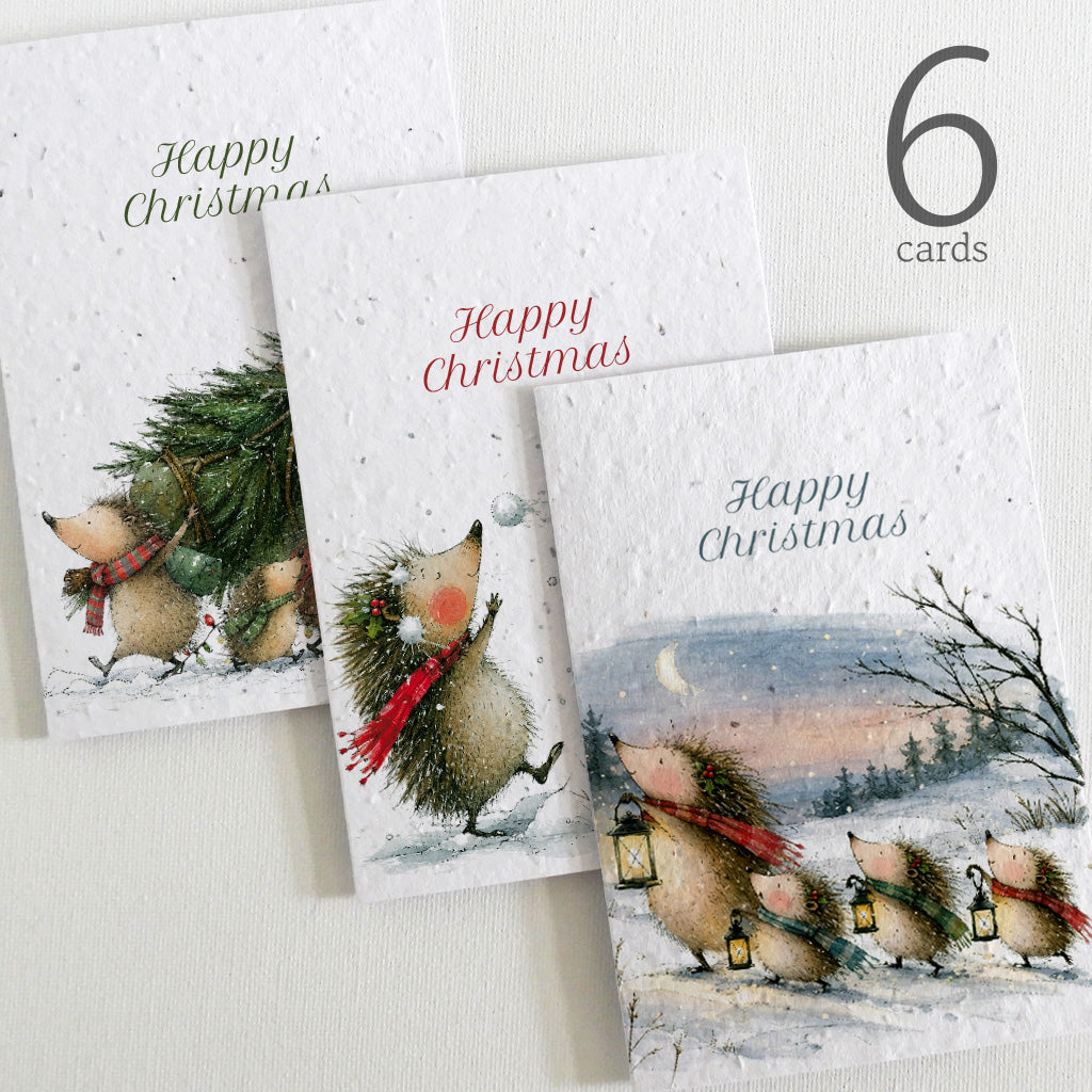 seed paper christmas cards