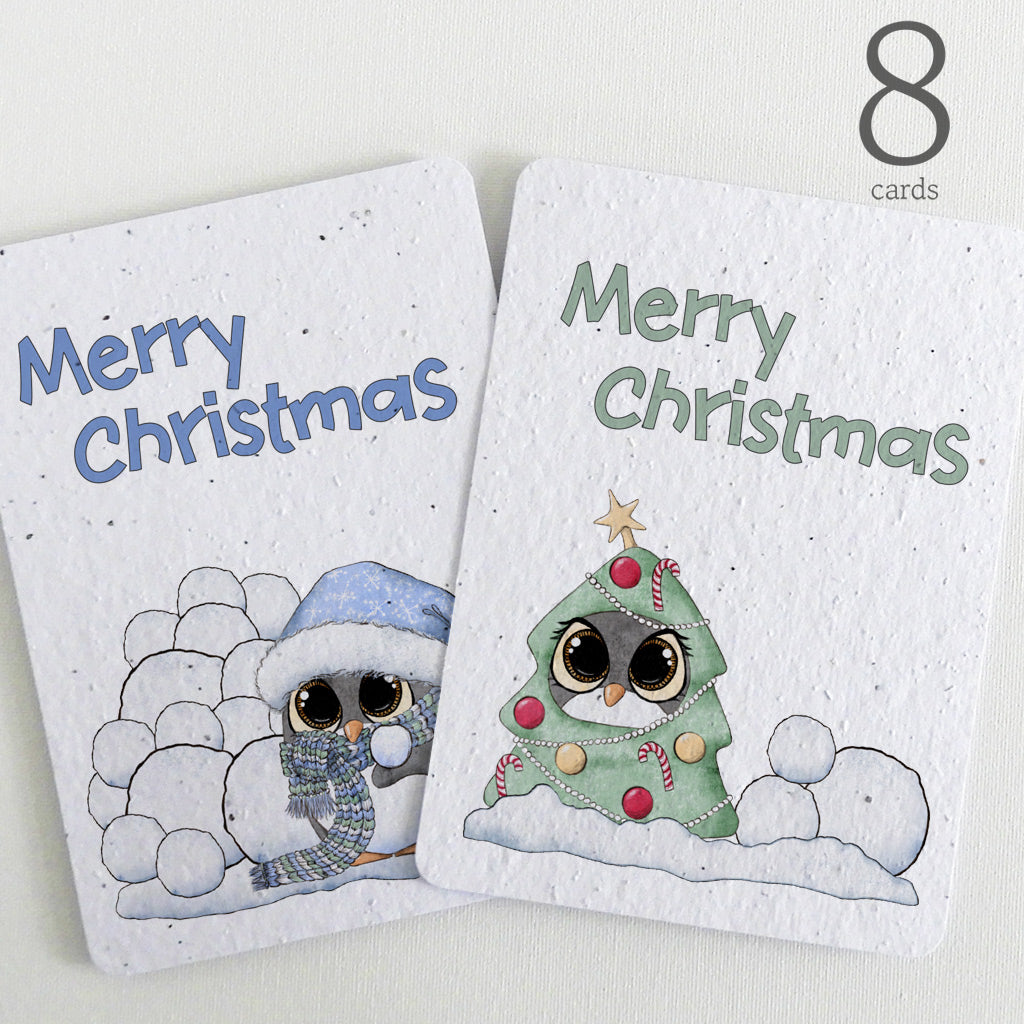 seed paper christmas cards