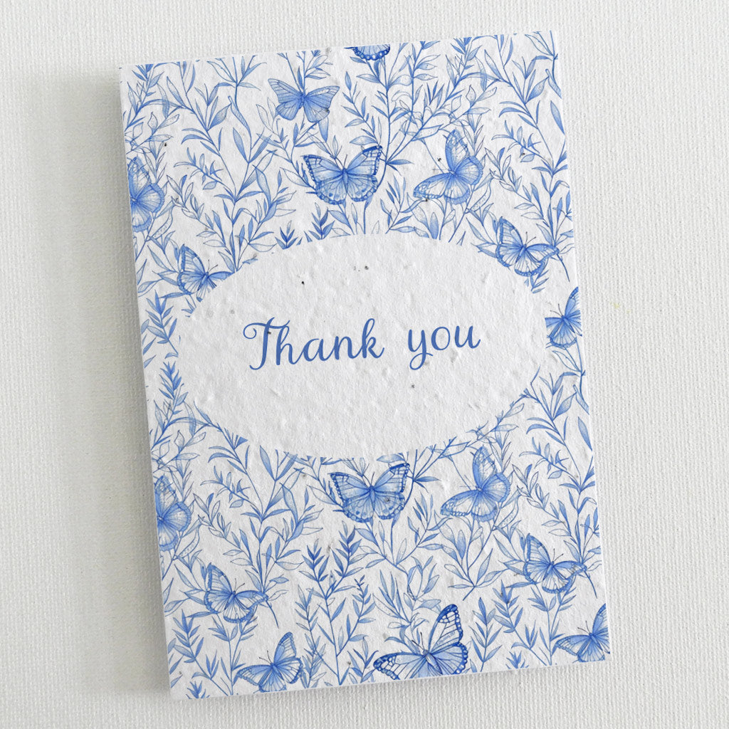 seed paper thank you card