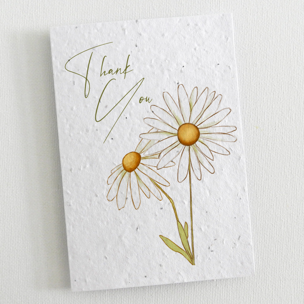 seed paper thank you card