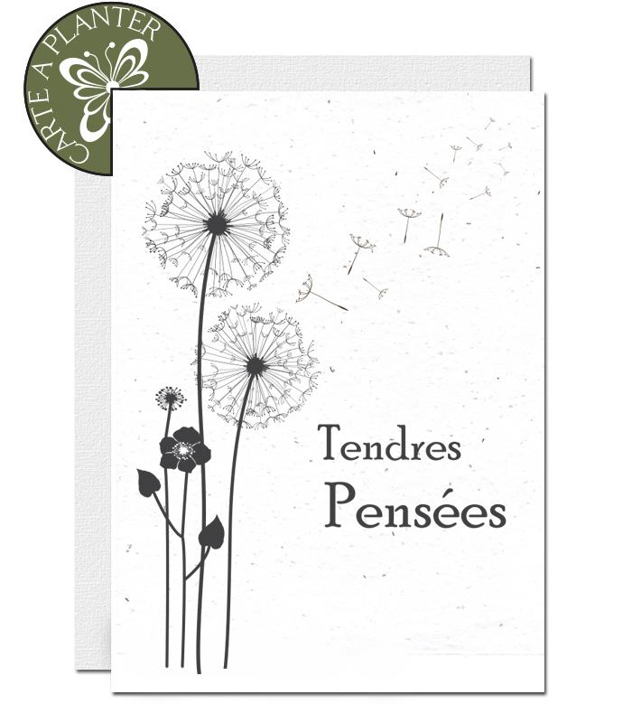 Carte de condoléance écologique