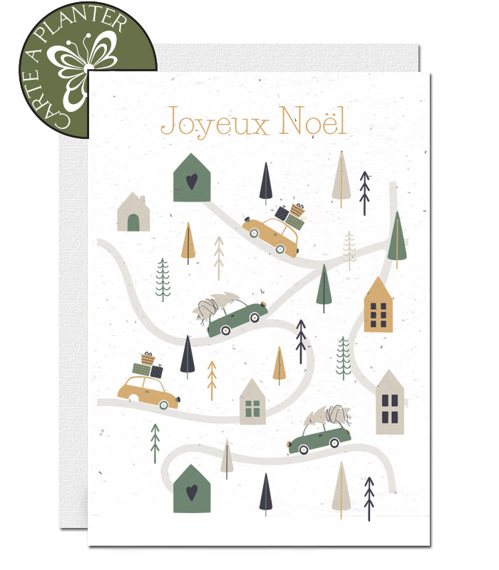 Carte à planter Noël