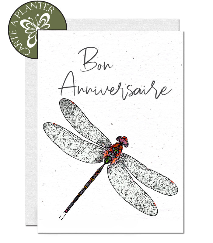 carte à planter anniversaire
