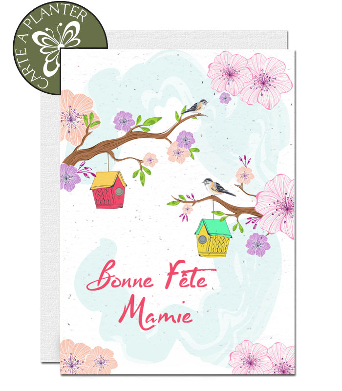 Carte à planter bonne fête mamie
