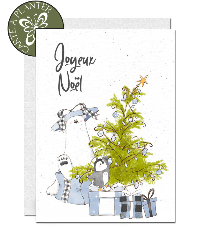 Carte de Noël à planter 