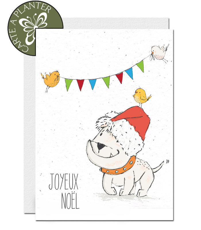 Carte à planter joyeux noël