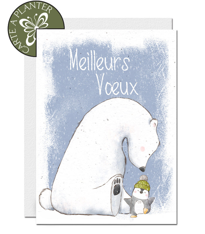 carte a planter meilleurs voeux