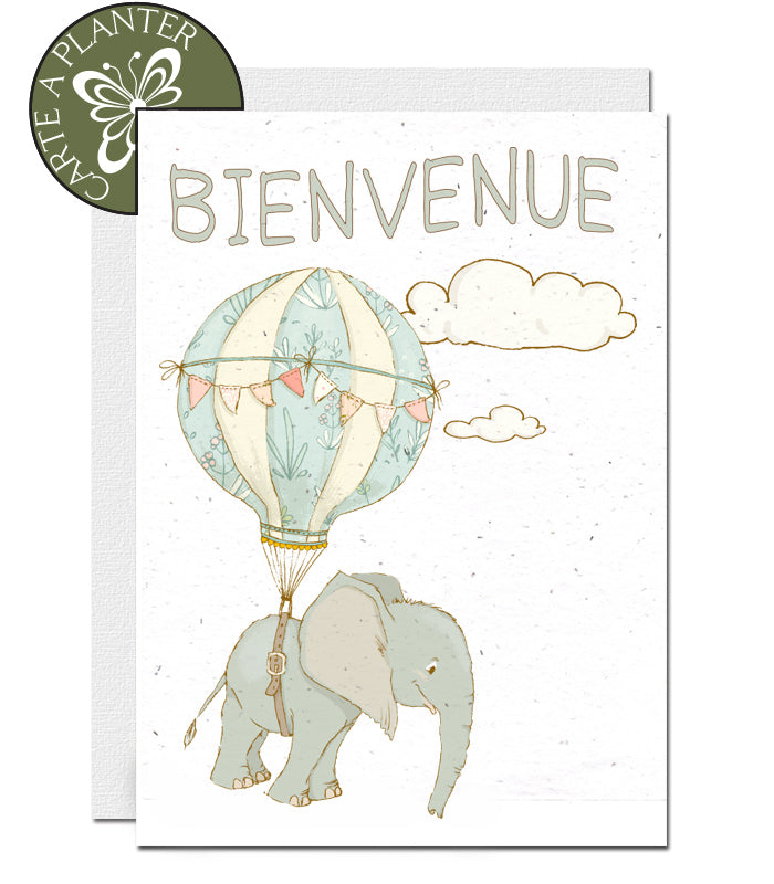 Carte à planter nouveau né