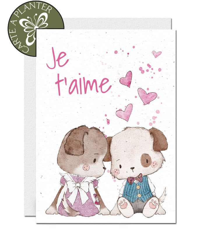 Carte à planter Saint Valentin