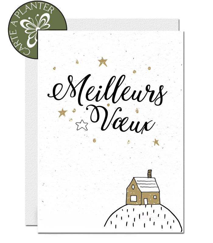 Carte à planter meilleurs vœux 