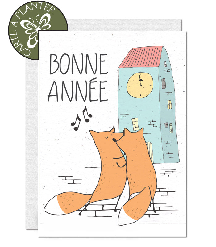 Carte à planter meilleurs vœux 