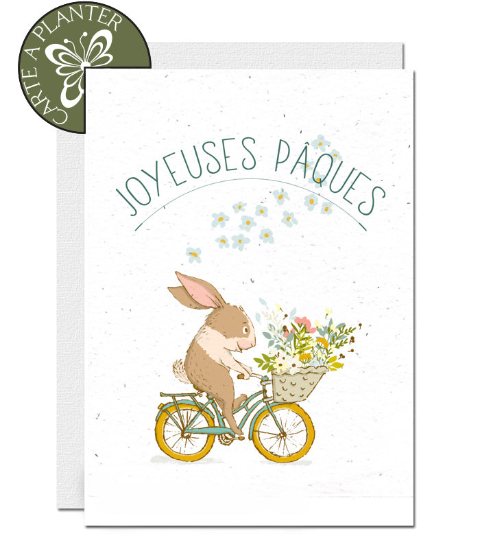 carte de paques biodegradable