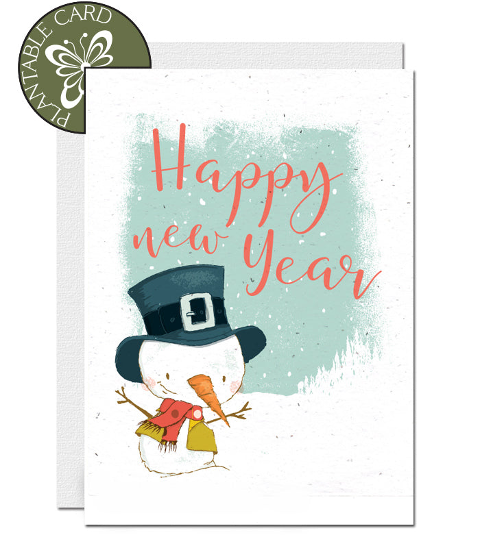 new year card seed paper