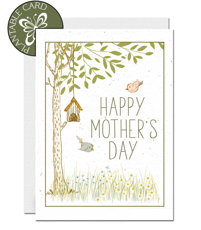 Mother&#39;s day seed paper card