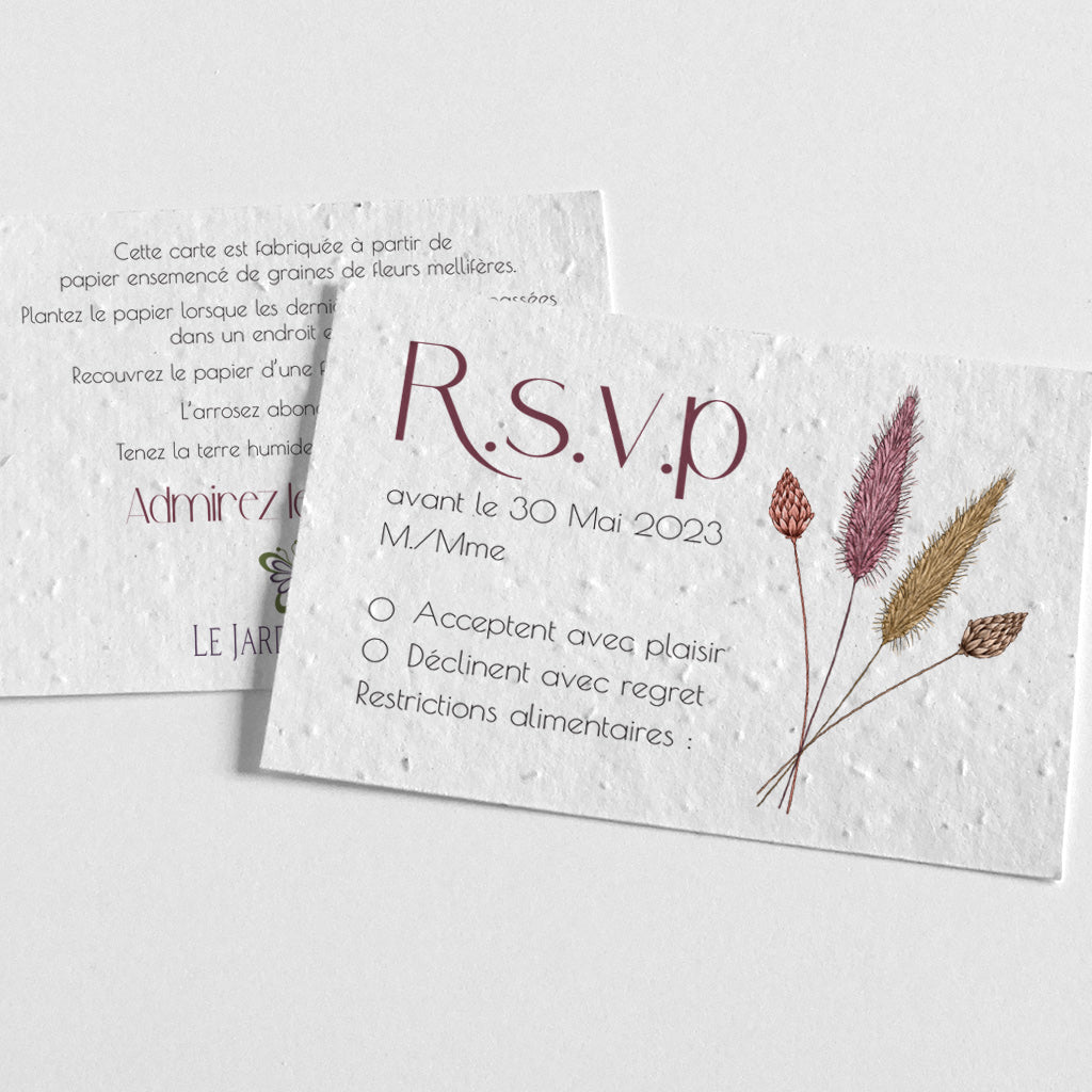 RSVP à planter