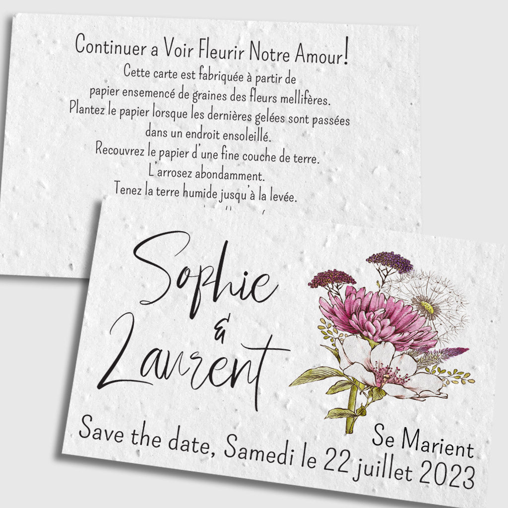 Save the date à planter