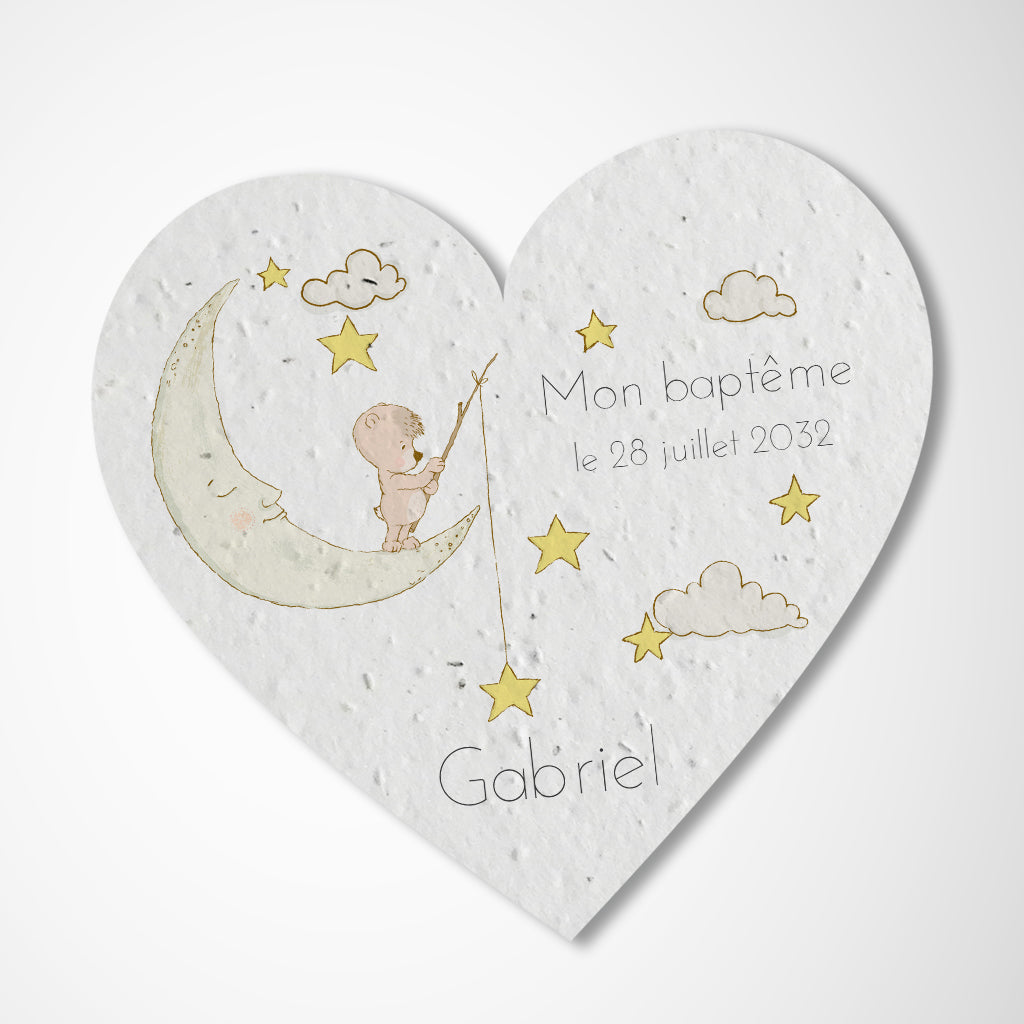 Cadeau invité baptême à planter