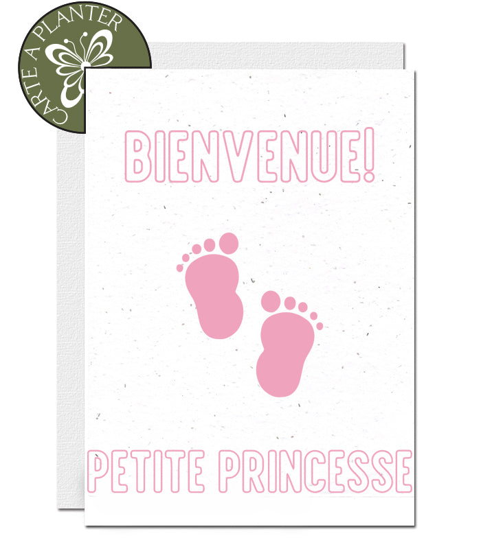 carte de naissance ecoresponsable