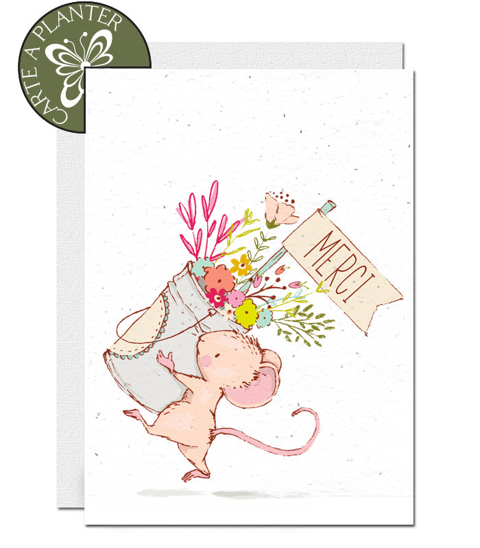 carte à planter merci