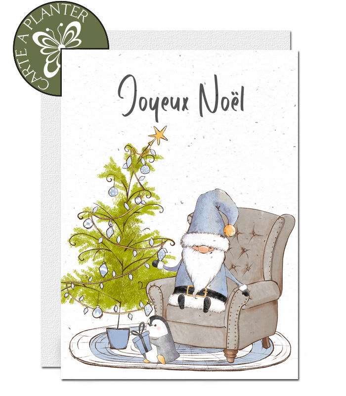 Carte de Noël biodégradable 