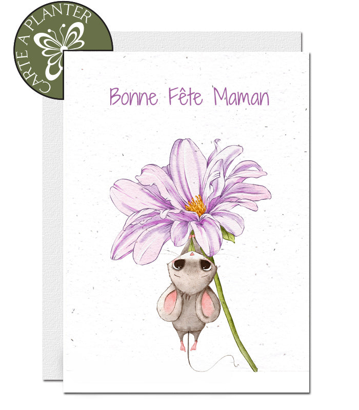 Carte à planter  bonne fête maman 