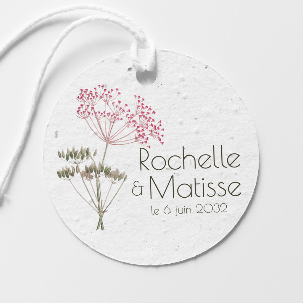 Étiquette mariage écoresponsable