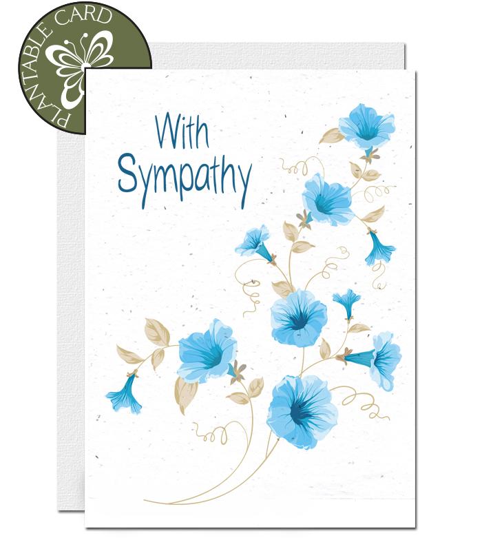plantable sympathy card