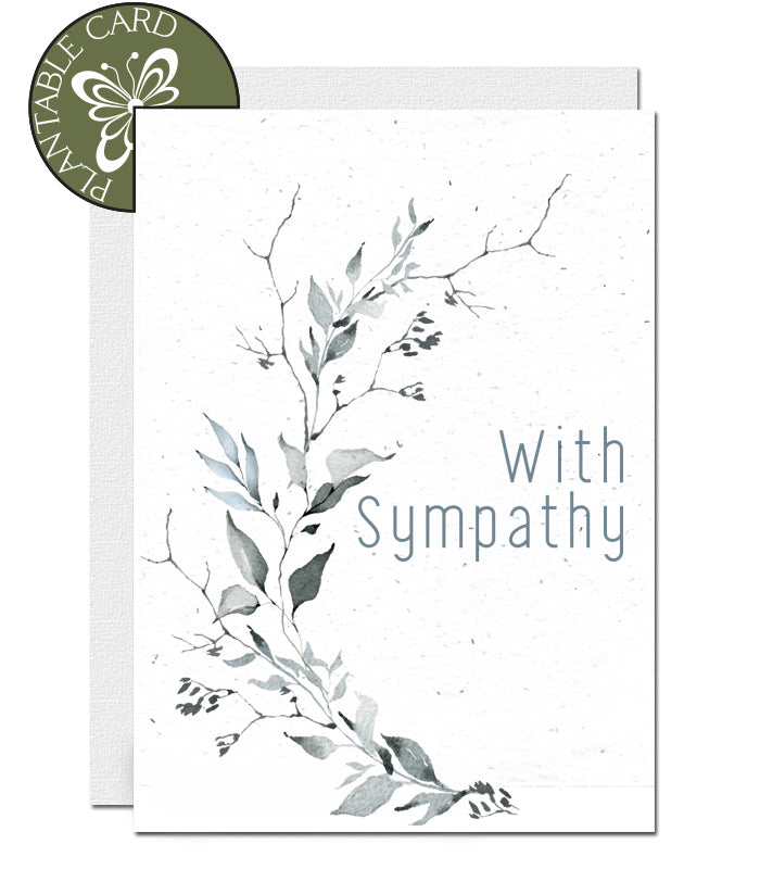 plantable card with sympathy