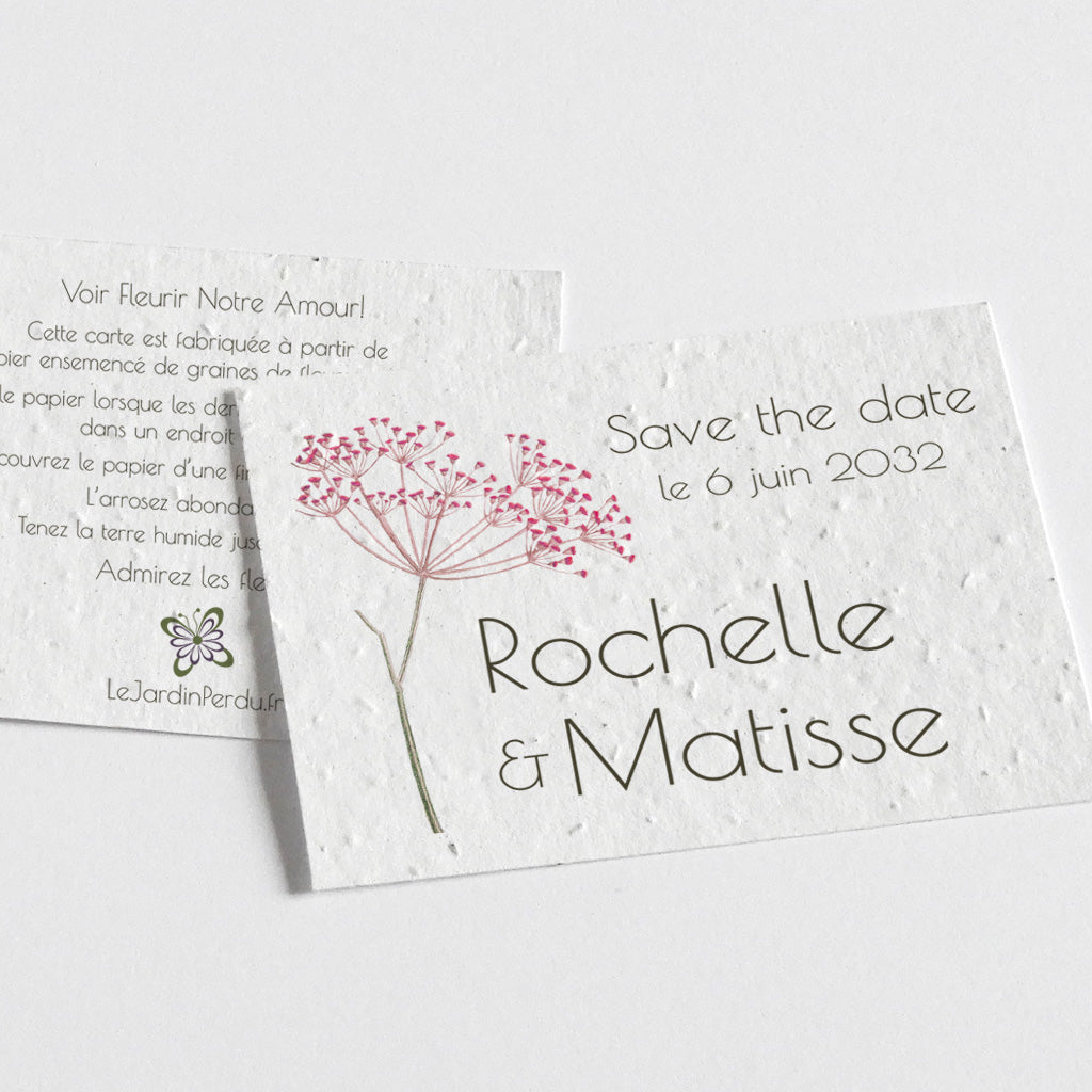 save the date à planter