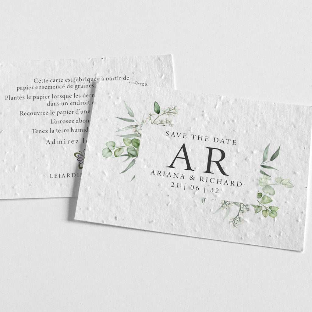 save the date ensemencé